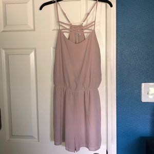 Nude Charlotte Russe Romper